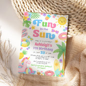 Sommergeburt Einladung - Spaß in der Sonne