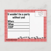 Sommergeburt GRILLEN Einladung (Rückseite)