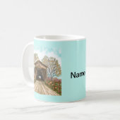 Sommergedeckte Brücke Kaffeetasse (Vorderseite Links)