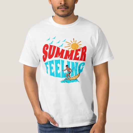SOMMERGEFÜHL. T-Shirt (Vorderseite)