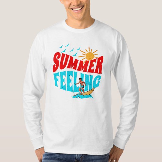 SOMMERGEFÜHL. T-Shirt (Vorderseite)