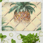 Sommergefühlte Ananas Geschirrtuch (Gefaltet)