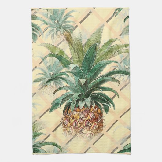 Sommergefühlte Ananas Geschirrtuch (Vertikal)