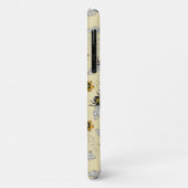 Sommergelbe Honigbiene und Blume Muster Case-Mate iPhone Hülle (Hinten/Links)