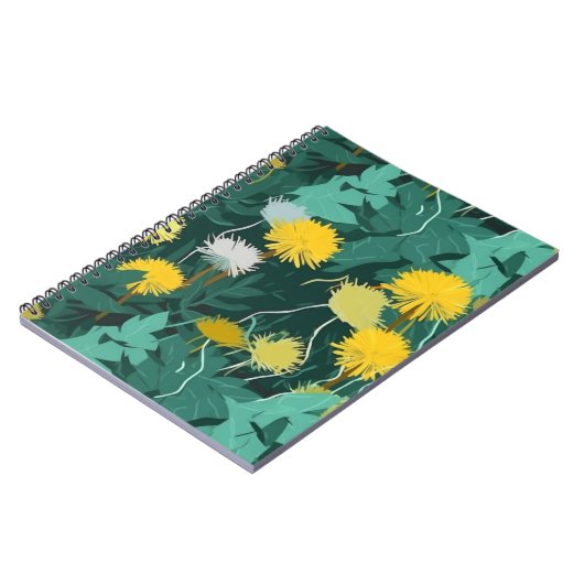 Sommergelbe Lüster Notizblock (Linke Seite)