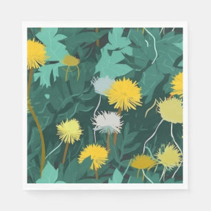 Sommergelbe Lüster Serviette