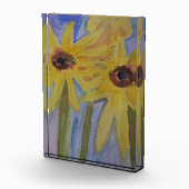 Sommergelbe Sonnenblumen Fotoblock (Rechts)