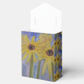 Sommergelbe Sonnenblumen Geschenkschachtel (Geöffnet)