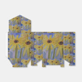 Sommergelbe Sonnenblumen Geschenkschachtel (Ungefaltet)