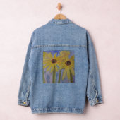Sommergelbe Sonnenblumen Jeansjacke (Hangar)