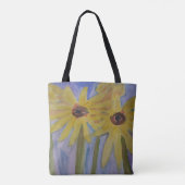 Sommergelbe Sonnenblumen Tote Tasche (Rückseite)