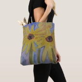 Sommergelbe Sonnenblumen Tote Tasche (Von Nahem)