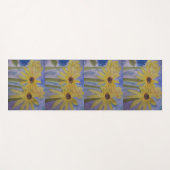 Sommergelbe Sonnenblumen Yogamatte (Vorderseite (Horizontal))