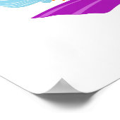 Sommergenom mit Schnorchel und Brille Poster (Ecke)