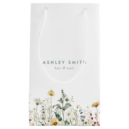 Sommergeschäft Wildblume Kleine Geschenktüte (Vorderseite)