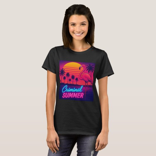 Sommergeschenk Sommerferien Shirt (Vorne ganz)