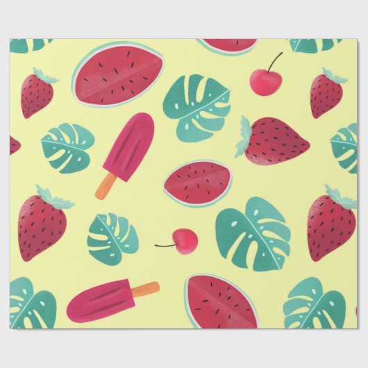 Sommergeschmack Geschenkpapier (Flach)