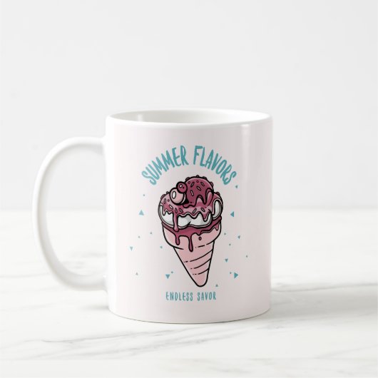 Sommergeschmack Tropfeis Kaffeetasse (Links)
