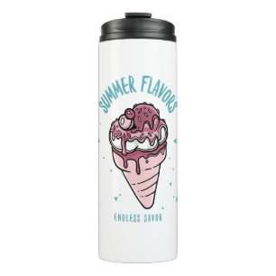 Sommergeschmack Tropfeis Thermosbecher