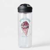 Sommergeschmack Tropfeis Trinkflasche (Vorderseite)