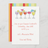 Sommergetränke Einladung (Vorne/Hinten)