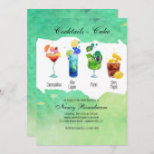 Sommergetränke Einladung (Vorne/Hinten)