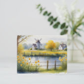 Sommergetränke Naturparkprojekt Postcard Postkarte (Stehend Vorderseite)