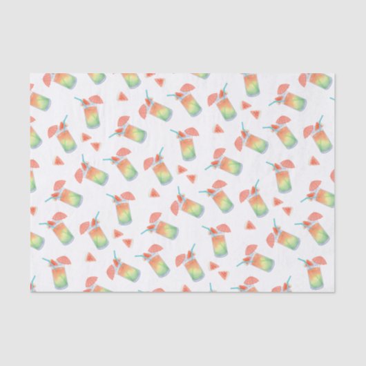 Sommergetränke Seidenpapier (Vorderseite)