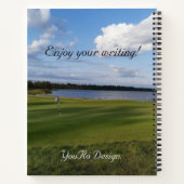 Sommergolfplatz Foto täglich Notizblock (Rückseite)