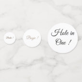 Sommergolfsport Geburtstag Konfetti (Rückseiten)
