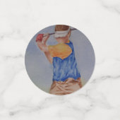 Sommergolfsport Geburtstag Konfetti (Klein Vorderseite)