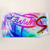 Sommergrafik Strandtuch (Vorderseite)