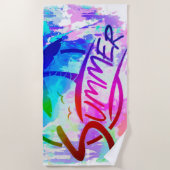 Sommergrafik Strandtuch (Vorderseite)