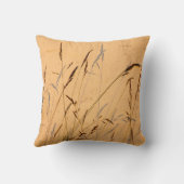 Sommergräser und Schatten Postkartenverpackung Acr Kissen (Rückseite)