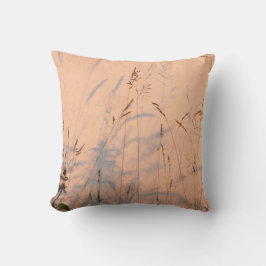 Sommergräser und Schatten Postkartenverpackung Acr Kissen