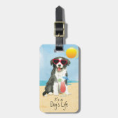 Sommergrenzenkoffer Gepäckanhänger (Vorderseite vertikal)