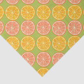 Sommergrün Orange Seidenpapier (Detail)