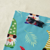 Sommergrünen mit Fruchtmuster nach Maß Strandtuch (Beispiel)