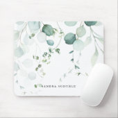 Sommergrüner Eukalyptus Leaf Personalisiert einfac Mousepad (Mit Mouse)