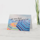 SOMMERGrußkarten Dankeskarte (Vorderseite)