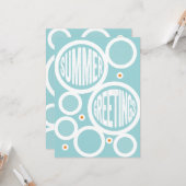 Sommergrussrunde Karte (Vorderseite/Rückseite Beispiel)