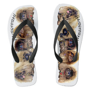 Sommerhaarstürm! Erwachsene Flip Flops, breite Str Badesandalen