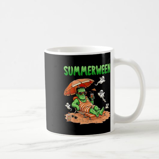 SommerHalloween Sommer Frankenstein Boo Kaffeetasse (Rechts)