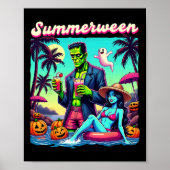 SommerHalloween Zombie Frankenstein Bo Poster (Vorne)
