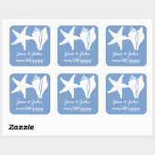 Sommerhäuser in Periwinkle Sticker (Blatt)