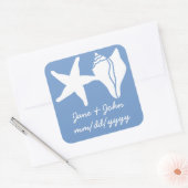 Sommerhäuser in Periwinkle Sticker (Umschlag)