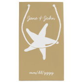 Sommerhäuser in Sandbeutel Kleine Geschenktüte (Rückseite)