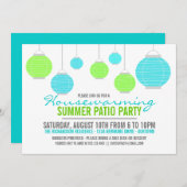 Sommerhäusliche Party Einladung Patio (Vorne/Hinten)