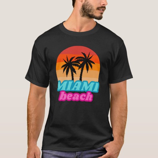 Sommerhemd - Miami Beach ! T-Shirt (Vorderseite)