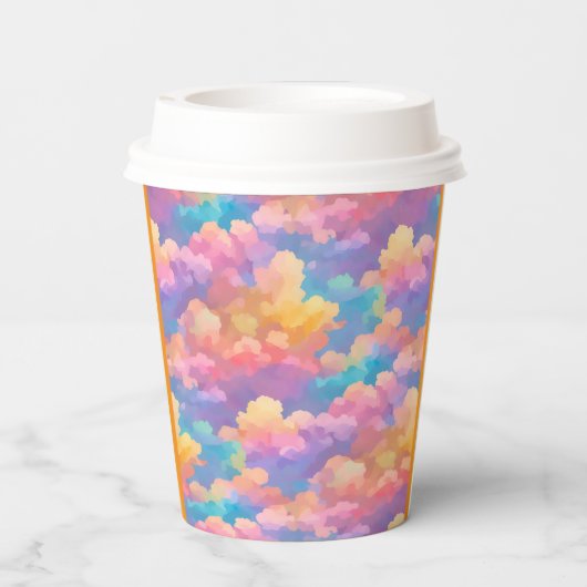 Sommerhimmel Pappbecher (Rückseite)